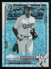 2021 Bowman Chrome Prospects Black and White Mini-Diamond #BCP196 Luis Rodriguez