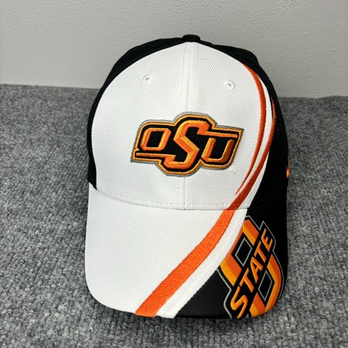Oklahoma State OSU Nike Team Coach Embroidered Swoosh Dri-Fit One Size Hat NCAA - Picture 3 of 13