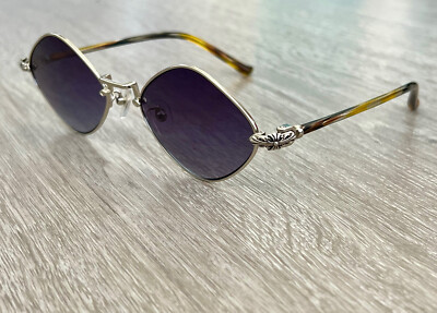  Chrome Hearts Diamond Dog Vintage Oval Sunglasses 