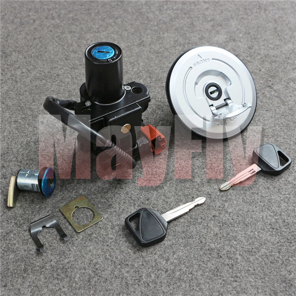 Juego de llaves de bloqueo de interruptor de encendido apto para Honda CBR500R / RA 2013-2015 Foto 2 de 4