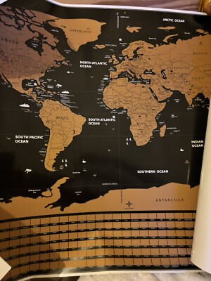 scratch off world map poster