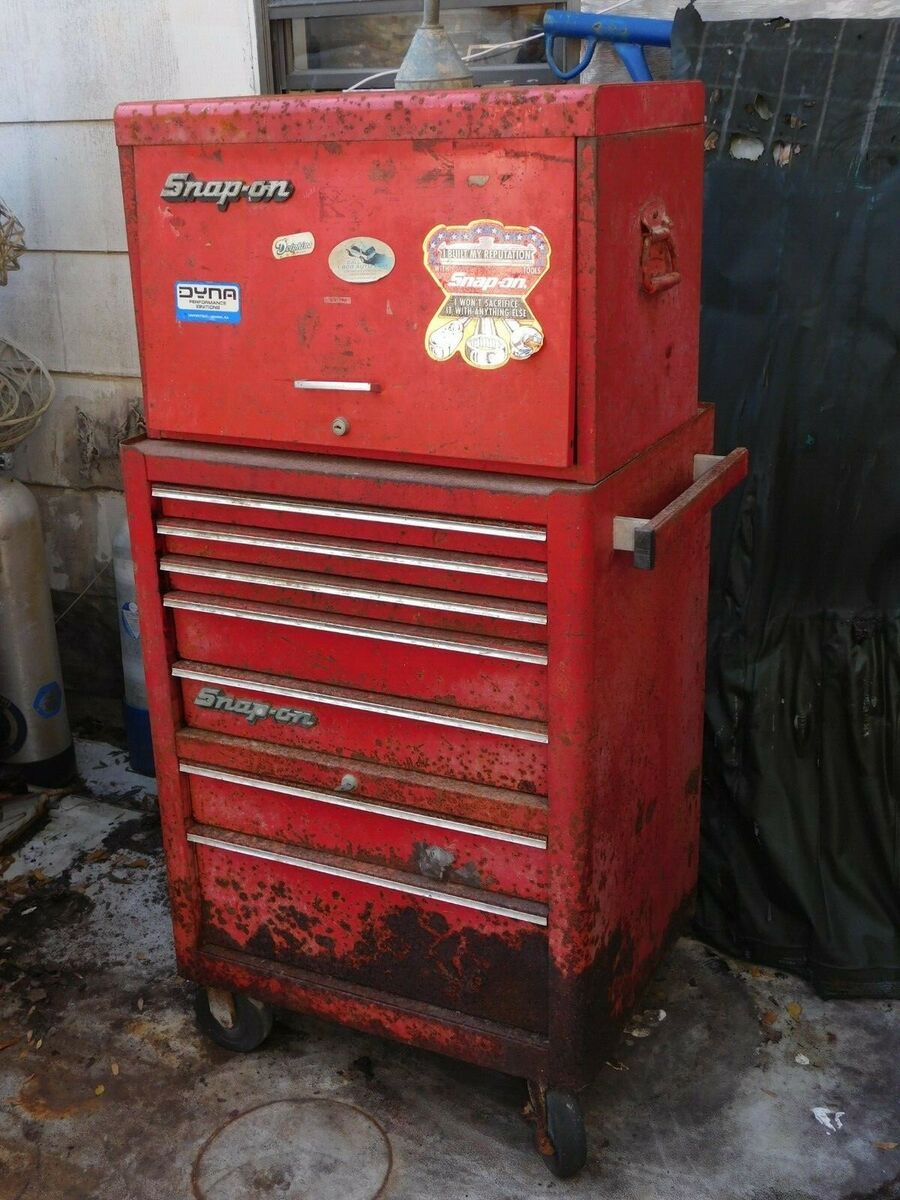 Snap On KRA-59F Top Chest & Bottom Chest Tool box vintage Snap On KRA-59F Top Chest & Bottom Chest Tool box vintage