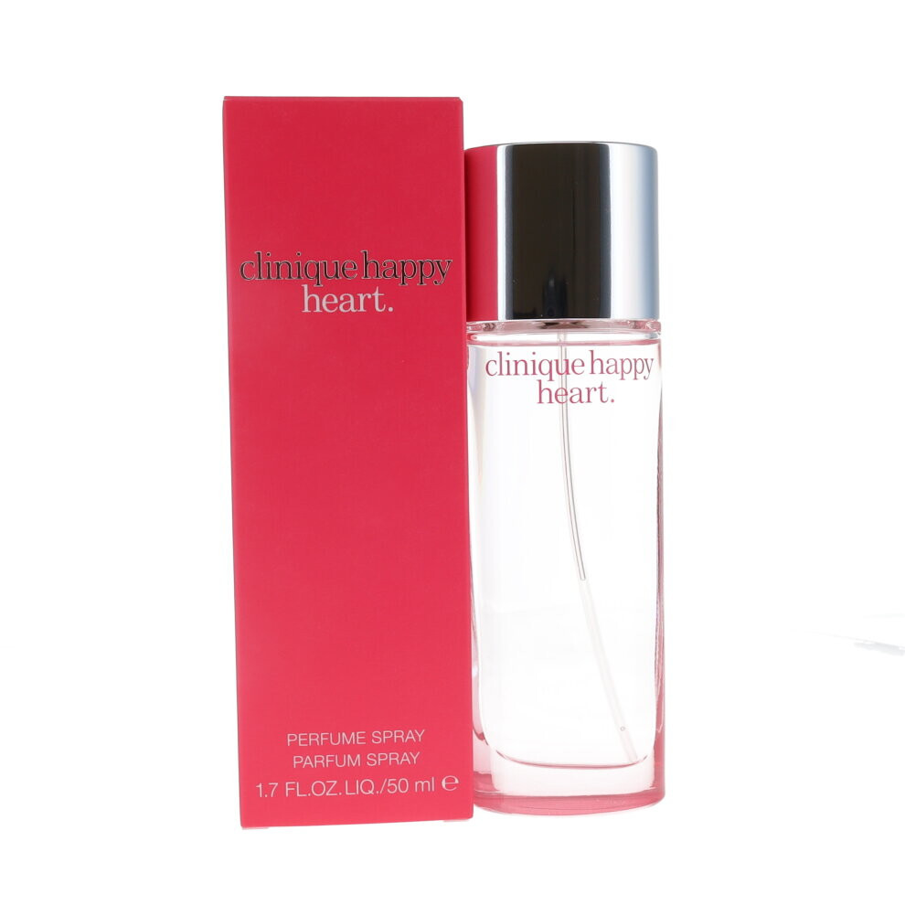 CLINIQUE HAPPY HEART EAU DE PARFUM EDP 50ML SPRAY - WOMEN'S FOR HER. NEW
