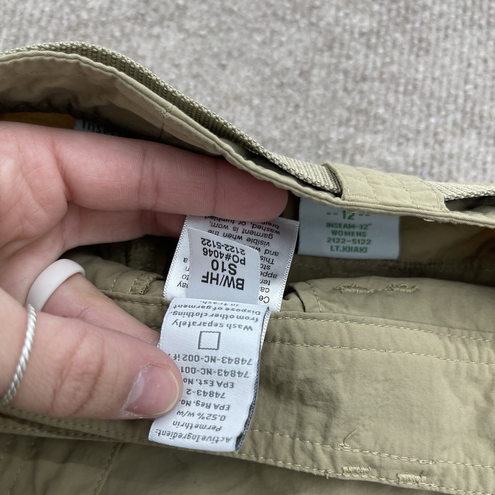 Insect Shield Khaki Elements Lite Convertible Nyl… - image 5