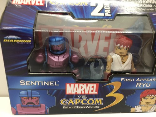 Minifiguras RYU MINIMATES Marvel vs Capcom 3 Centinela y Primera Aparición 2011 - Imagen 2 de 7