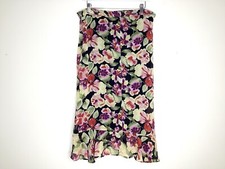 Vintage Requirements Floral Print Skirt Size Medium