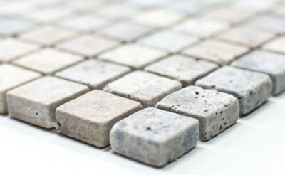 Mosaïque Baguette Céramique Argent 24-0217_f - 10 Plaques Pour Cuisine