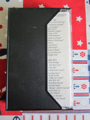 LES MISERABLES ORIGINAL LONDON CAST ALBUM 1985 FIRST NIGHT AUDIO CASSETTE ALBUM - Picture 2 of 6