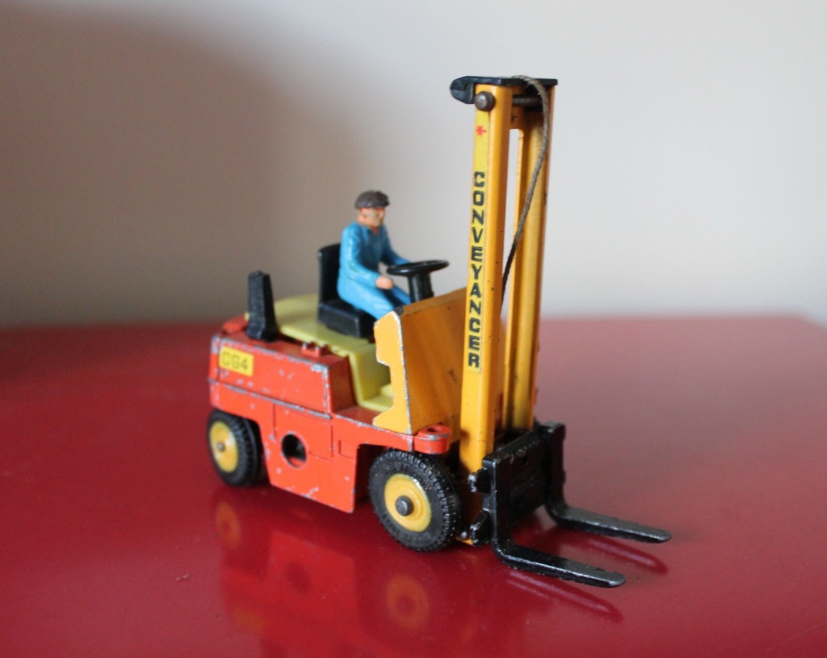 dinky toys　conveyancer fork lift truck Dinky Toys 3.8” FORK LIFT TRUCK CONVEYANCER Diecast CAR Vintage No
