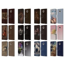 SIMONE GATTERWE VINTAGE AND STEAMPUNK LEATHER BOOK CASE FOR MOTOROLA PHONES