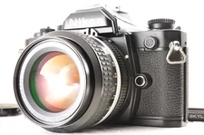 Nikon FM Black 35mm SLR Film Camera /Ai 50mm f1.4 MF Lens *Near Mint* #3681