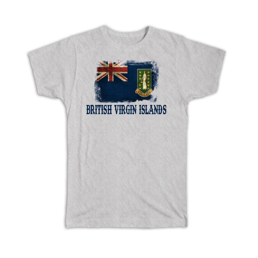 British Virgin Islands Flag Islander Pride Gift T-Shirt North America Country