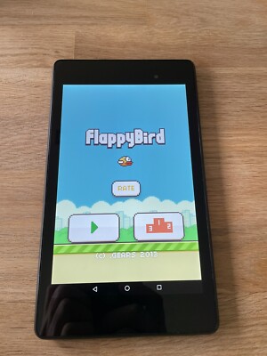 Nexus 7 mit Flappy Bird 