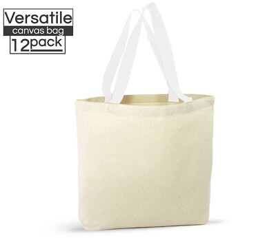 Big Mo s Toys Canvas Tote Bags - 12 Pack