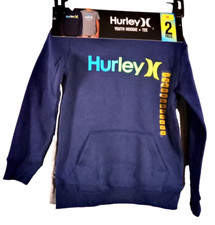 Hurley Youth Hoodie  Tee 5/6 multicolor NWT