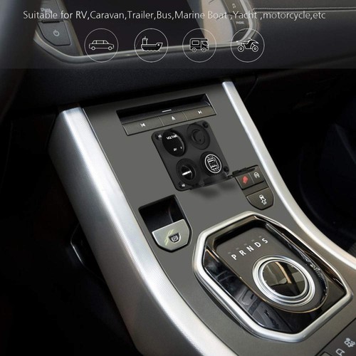 12V Auto KFZ Zigarettenanzünder Steckdose mit Dual 2USB Ladegerät Buchse Einbau. - Zdjęcie 13 z 18