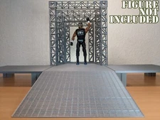 1/12 Scale Entrance Stage Set - For 6"-7" WCW/WWE Wrestling Action Figures