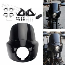 Club Style Headlight Fairing Kit For Harley Dyna Super Glide Street Bob 2006-17