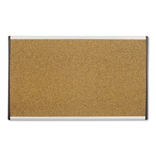 Quartet ARC Frame Cork Cubicle Board, 18 x 30, Tan, Aluminum Frame