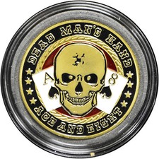 Housse de protection pour carte de poker casino main de mort