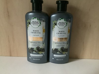 2 Count Herbal Essences Bio Renew 13.5 Oz White Charcoal Replenish Conditioner
