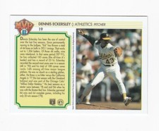1992 Upper Deck MLB Team MVP Holograms #19 Dennis Eckersley Athletics
