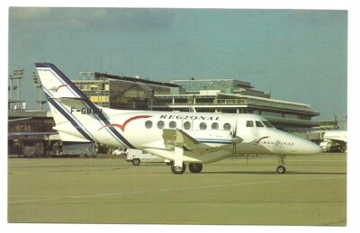 Regional Airlines BAe Jetstream 31 Aircraft Postcard 