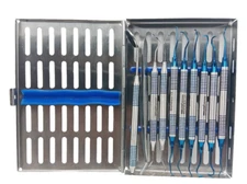 Dental Diagnostic Instruments Kit 10 Pcs with Autoclavable Cassette Dowell Type