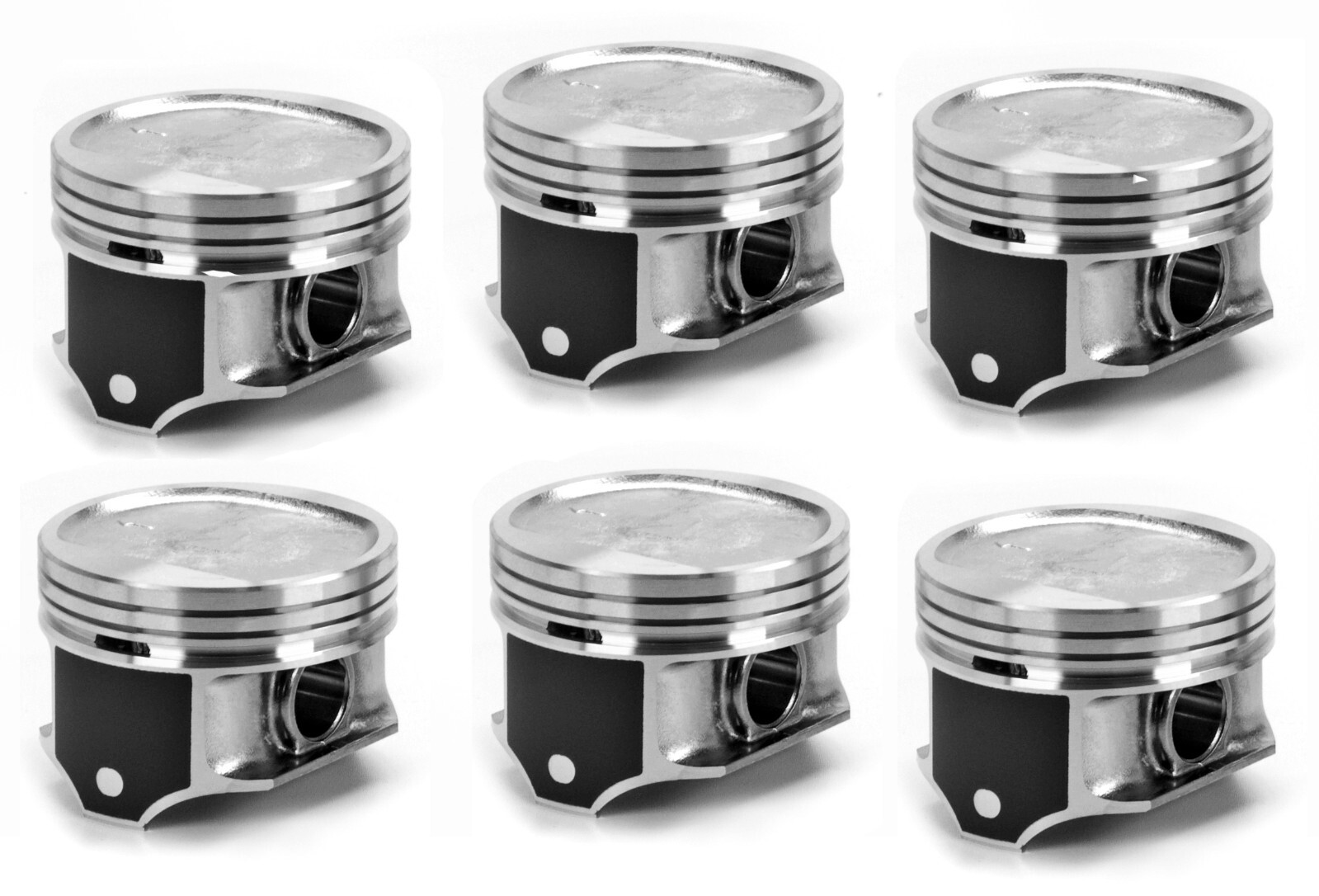 SILVOLITE Hypereutectic Pistons Set/6+MOLY Rings Jeep 4.0L 242 19962006 .030 eBay