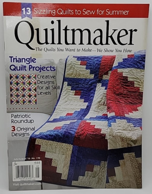 July/Aug 2016 Quiltmaker Magazine