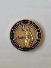 Authentic Kamala Harris Vice President Challenge Coin