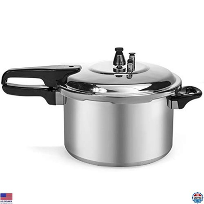 #ad 6Qt Aluminum Pressure Canner with Release Valve Stove Top Cooking Pot $69.35