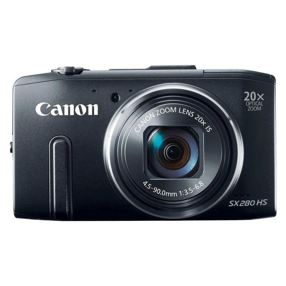 Canon Powershot SX280 HS, Schwarz, 12,1 MP 20-facher Zoom Digitalkamera  - Bild 2 von 4