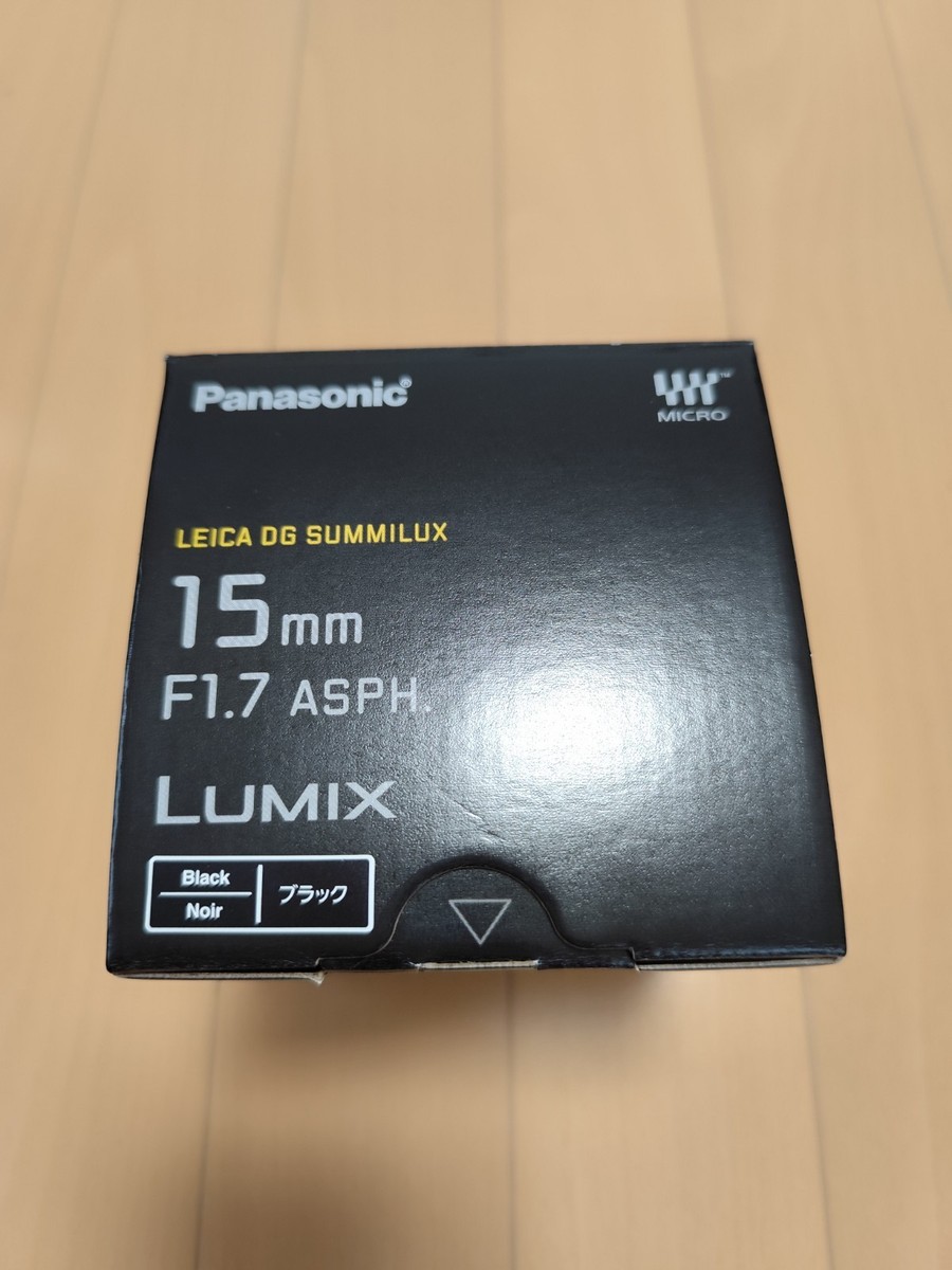 Panasonic Wide-Angle Lens Leica DG SUMMILUX 15mm/F1.7 ASPH. Black