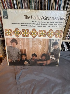 The Hollies Greatest Hits LP Cover Imperial LP-12350 Stereo 1968, VG, Tested