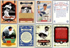 Charlie Gehringer 4 Card Collectors Lot - Detroit Tigers HOF