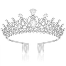 Tiara Crown for Women, Headband Hair Accessories for Birthday Wedding Party Cost