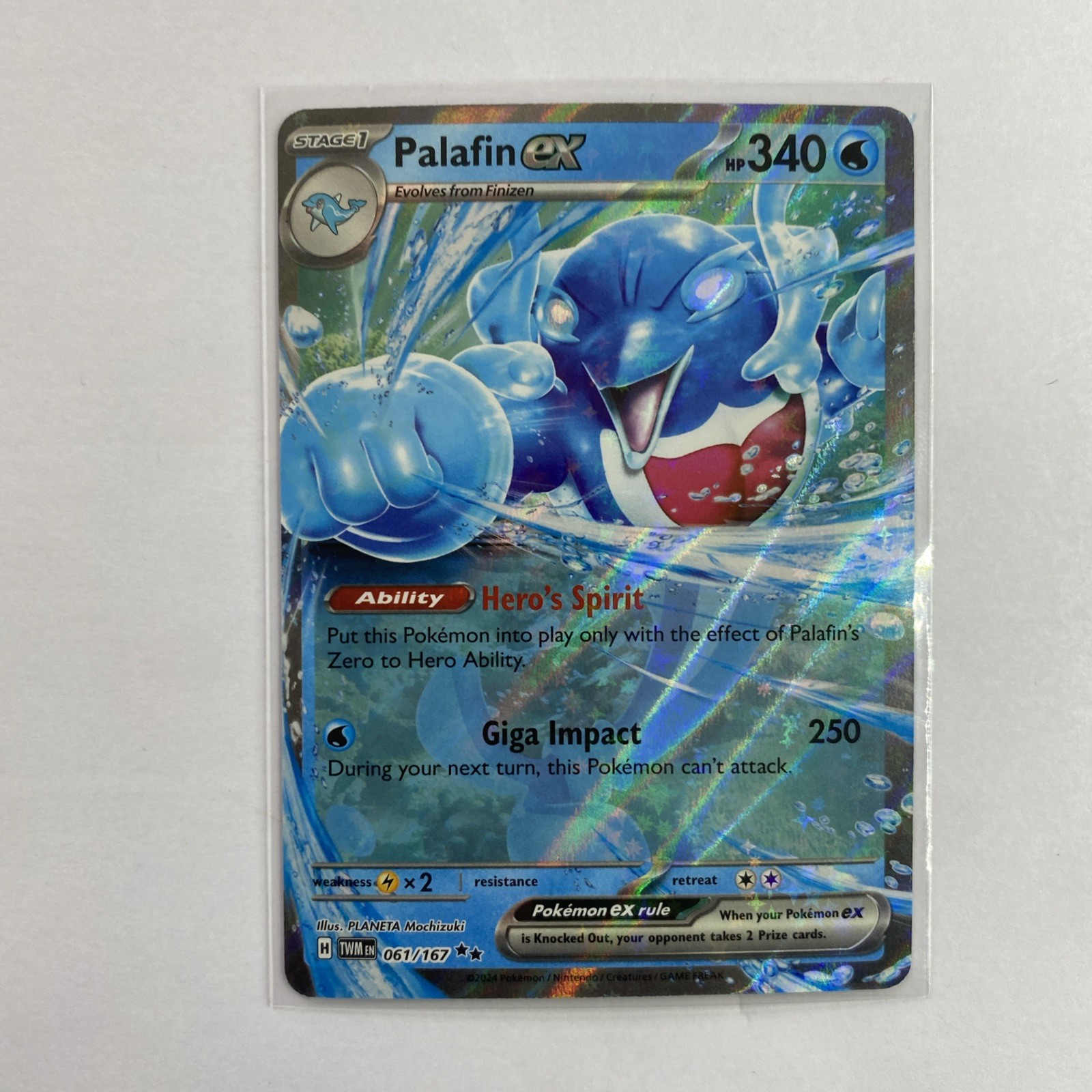 Pokémon Palafin Ex 61/167 NM Twilight Masquerade