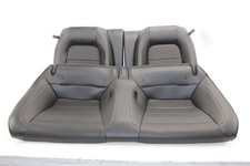 2015-2023 Ford Mustang Coupe Black Leather Rear Seat Set Oem So8 2015-2023 Ford Mustang Coupe Black Leather Rear Seat Set Oem So8