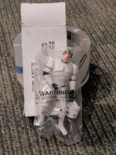 1995 Star Wars Han Solo in Stormtrooper Disguise Kelloggs Mail Away Figure New