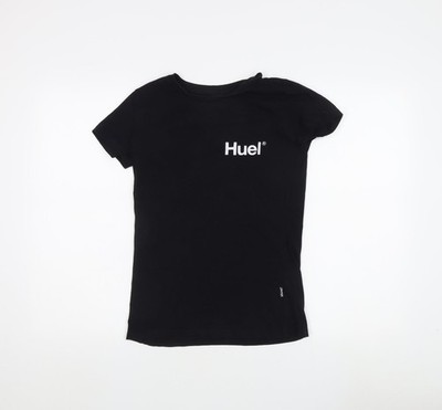 Huel schwarzes Unisex T-Shirt Small - Freizeit Alltagskleidung