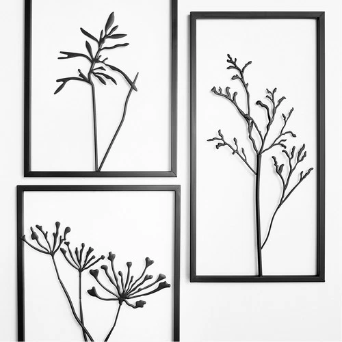 Cyan Design 10526 Arbre Trois Graphite Wall Décor, Trois - Picture 3 of 4