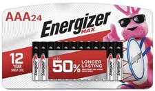 Energizer MAX AAA MFR Sealed 24 Pack Alkaline Batteries Exp 12/2035 Free Ship