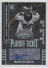 2014 Panini Contenders Playoff Ticket /199 Marcus Smith (Seat Row Sec) Auto 0m0