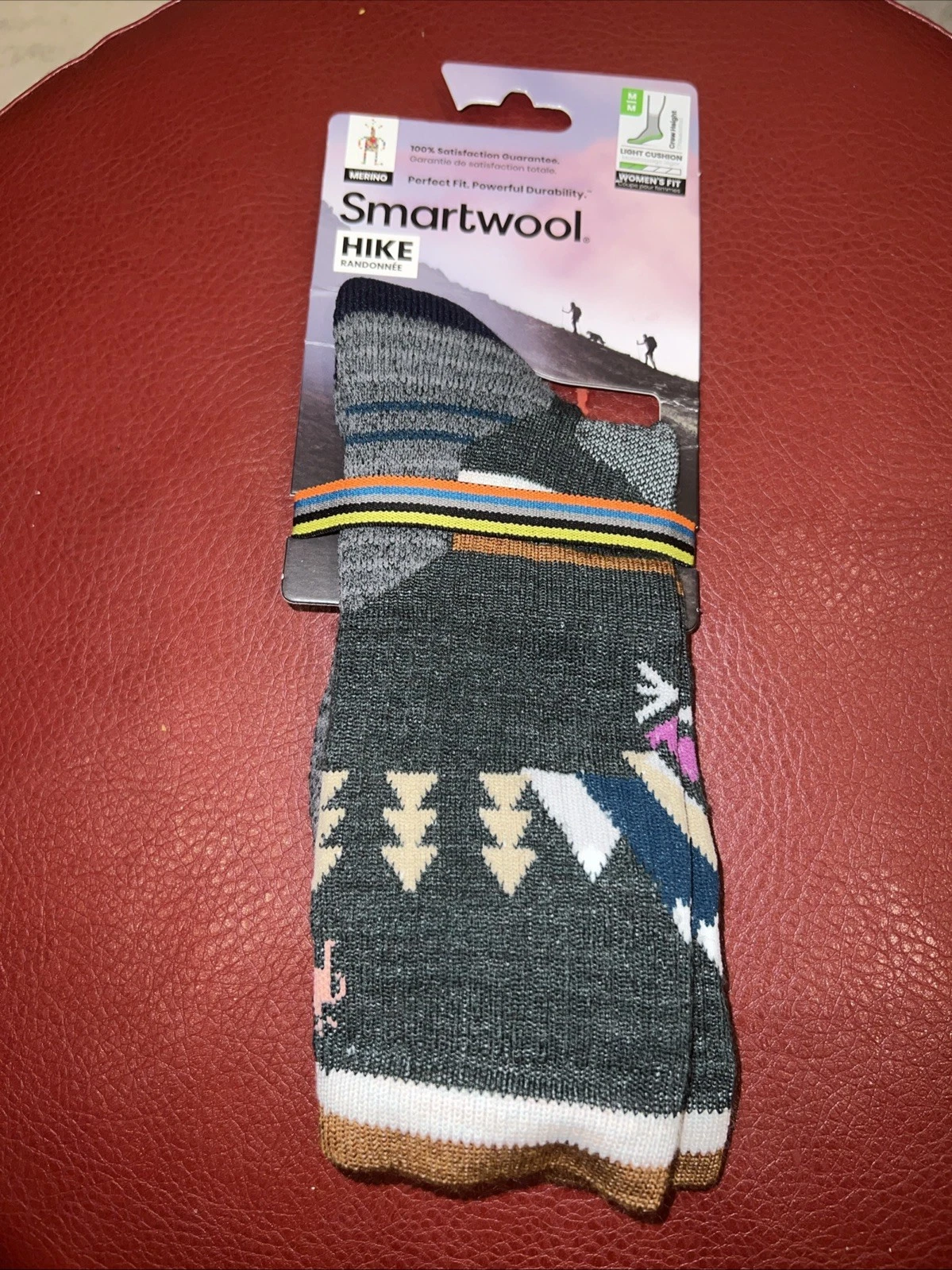 Smartwool Women’s HIKE Socks Full Cushion Crew Height Wool Classic Edition