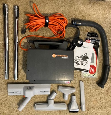 Hoover CH3000 Commercial Portable Vacuum with Manual and Attachments