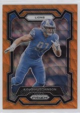 2023 Panini Prizm Orange Wave Prizm 3/60 Aidan Hutchinson #94 b8h