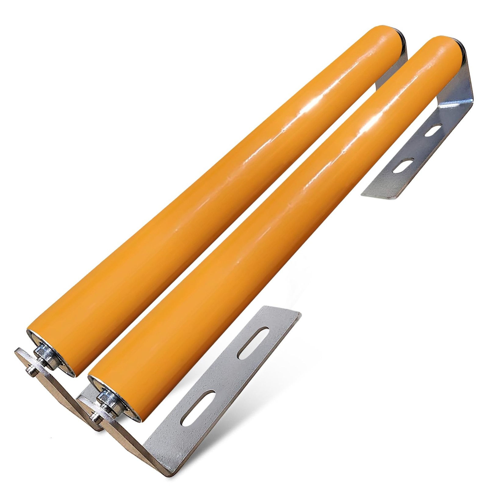 Ultimation Heavy Duty Conveyor Rollers 2Pc Polyurethane Coated 22”Lx1.5"Di