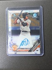 2019 Bowman - Chrome Prospect Autographs Marco Luciano #CPA-ML (AU, RC)