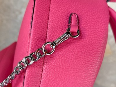 Michael Kors Slater Medium Chain Backpack Hibiscus | eBay display picture 3